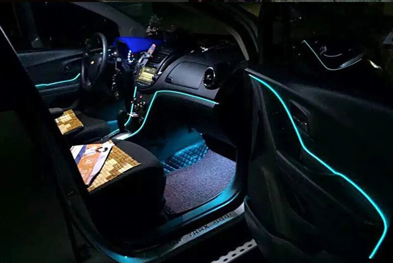 Car Interior Neon RGB Ambient Led Wire Lights